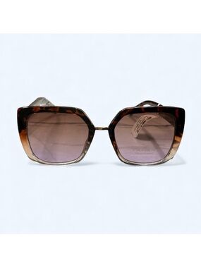 Tahari Women's Tortoise Oversized Cat-Eye Sunglasses